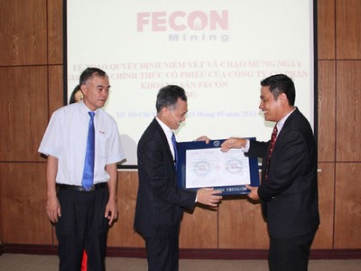 Khoáng sản FECON chính thức lên sàn